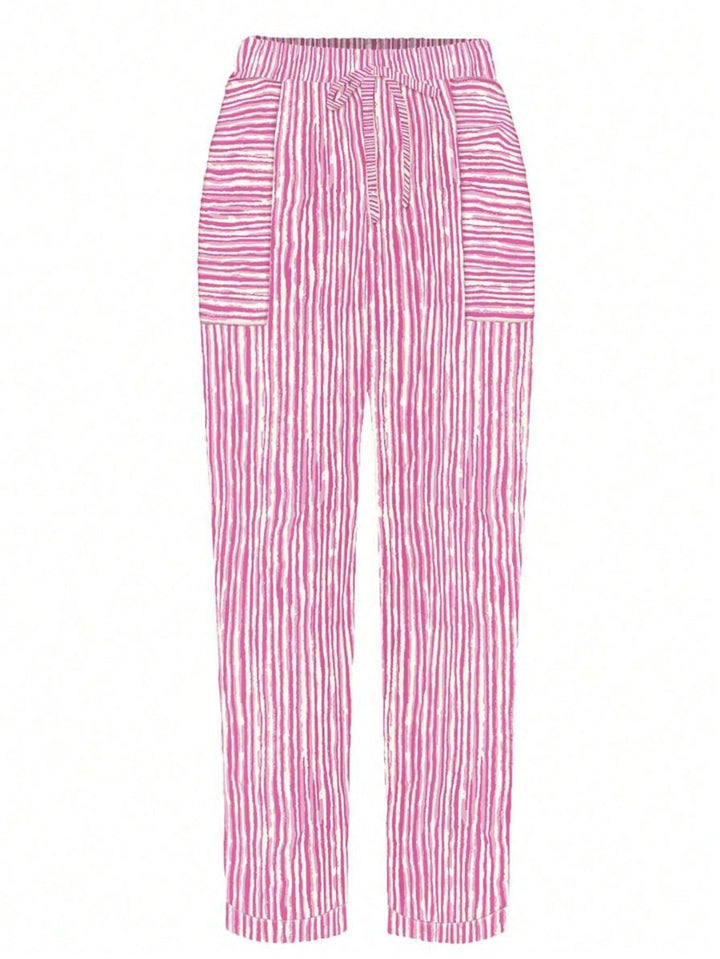 Pantaloni SHEIN, roz