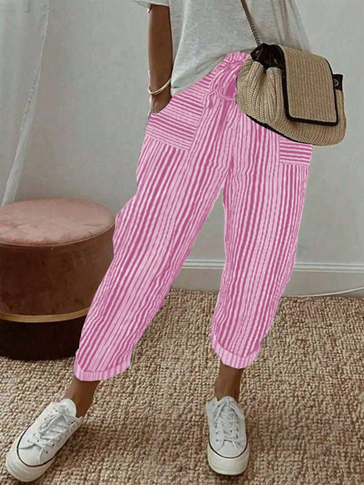 Pantaloni SHEIN, roz