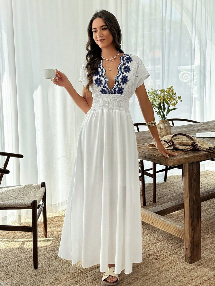 Rochie maxi SHEIN, mix culori