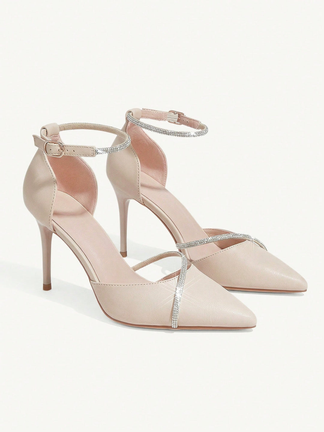 Pantofi cu toc SHEIN, bej