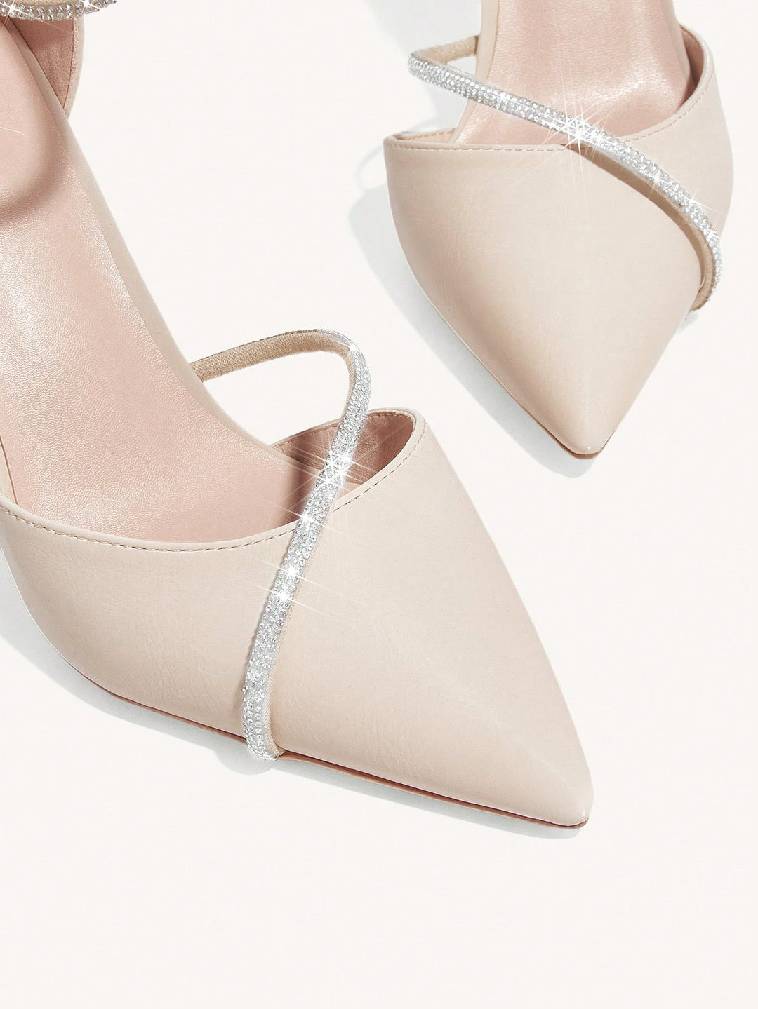 Pantofi cu toc SHEIN, bej