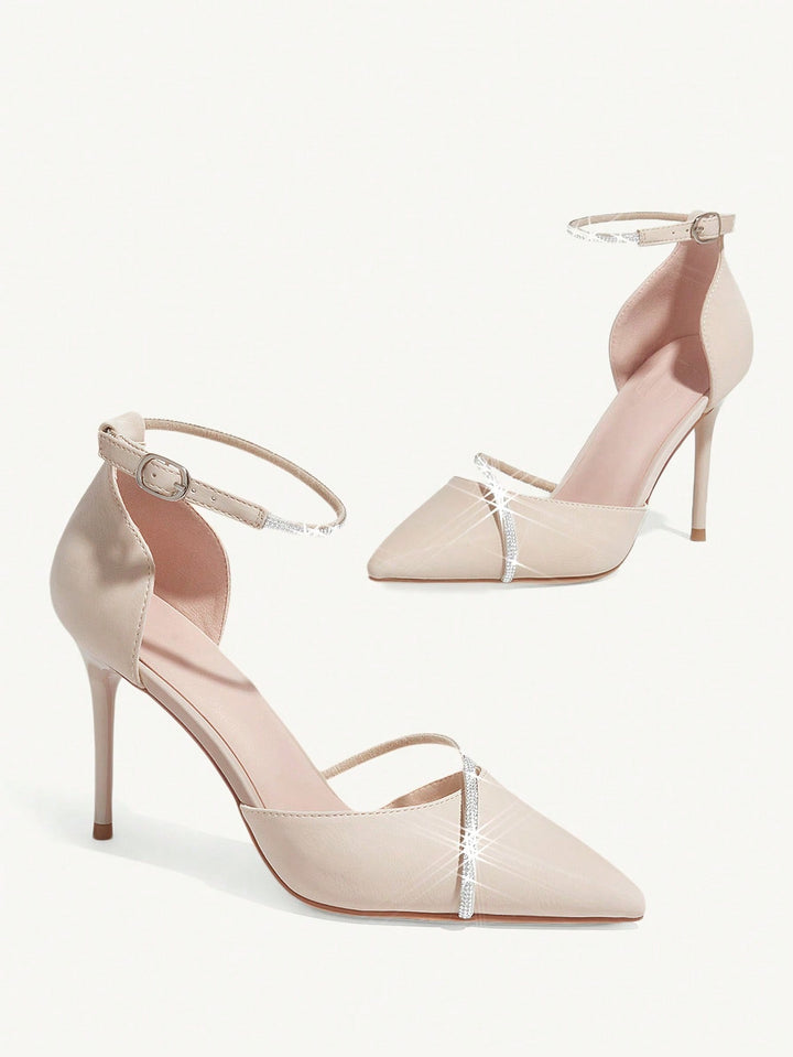 Pantofi cu toc SHEIN, bej