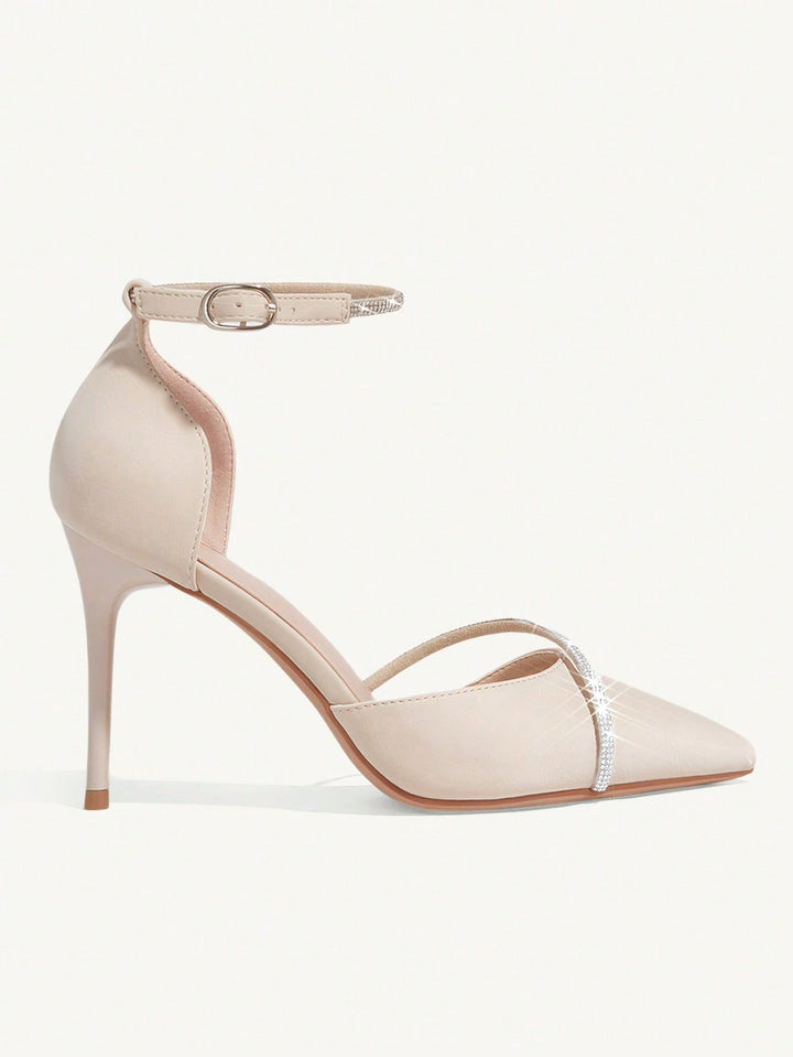 Pantofi cu toc SHEIN, bej