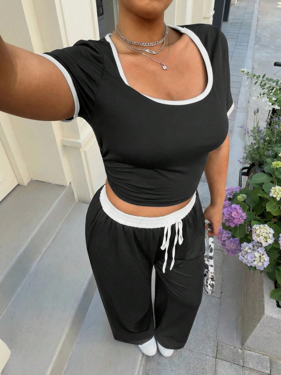 SHEIN, fekete szett