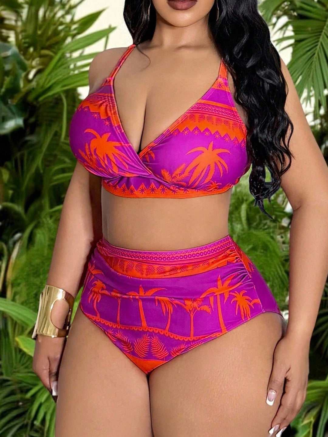 Set bikini de baie SHEIN, mix culori