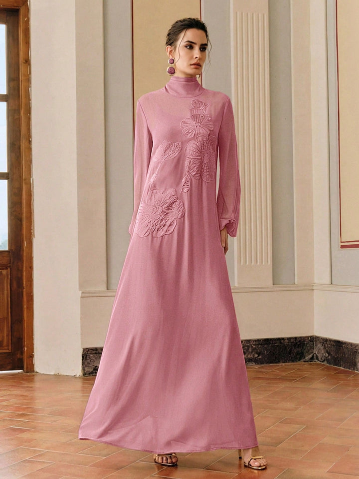 Rochie maxi SHEIN, roz