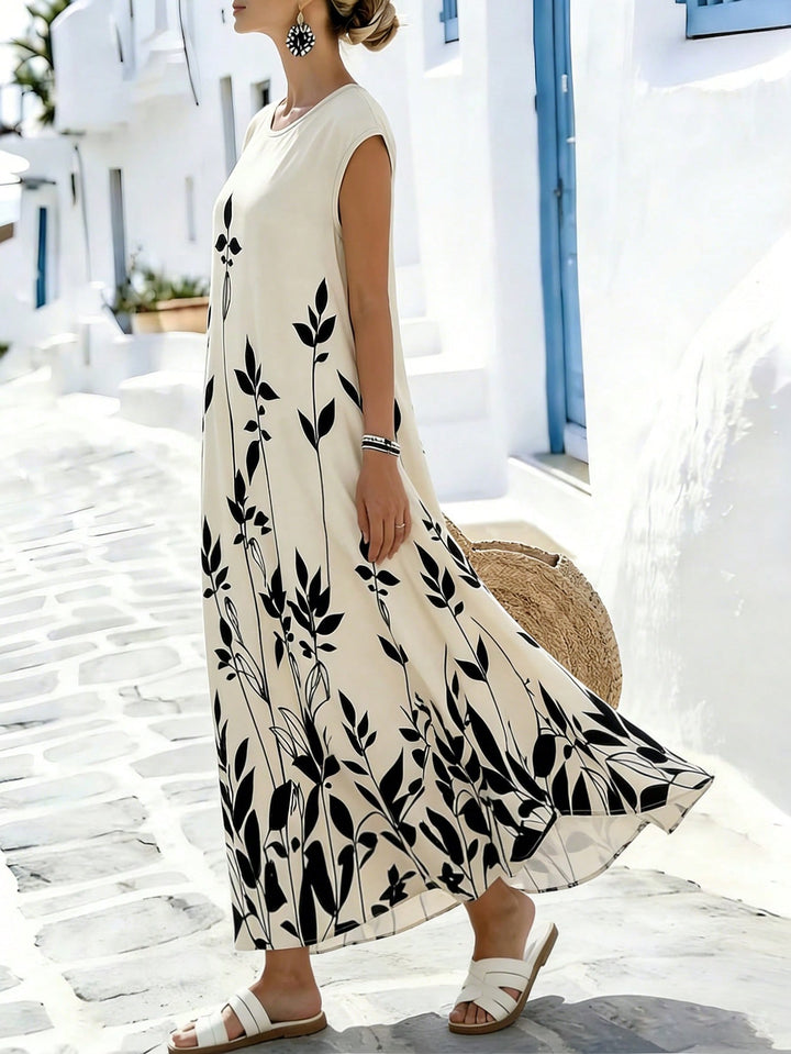 SHEIN maxi ruha, bézs