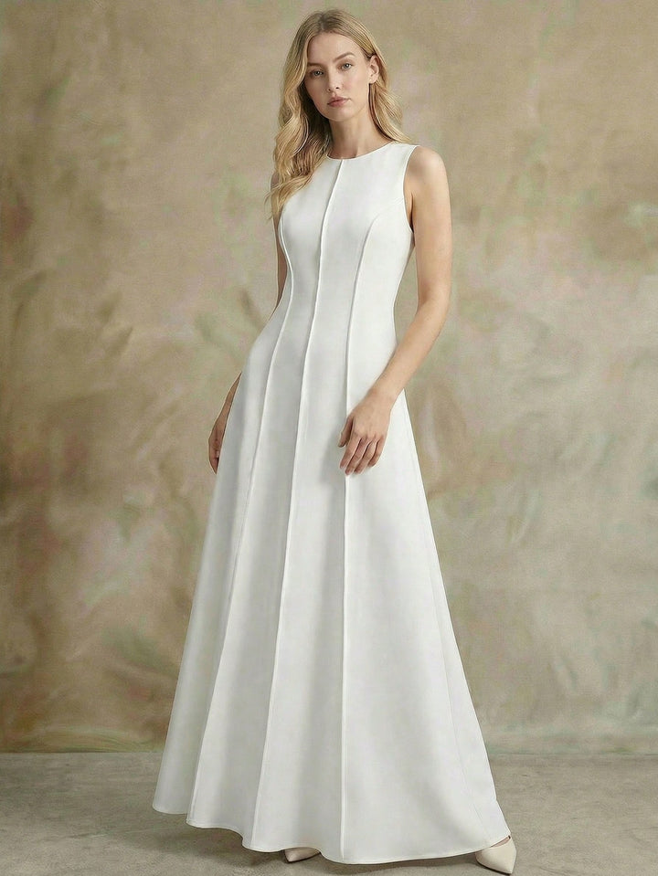 Rochie maxi SHEIN, alb