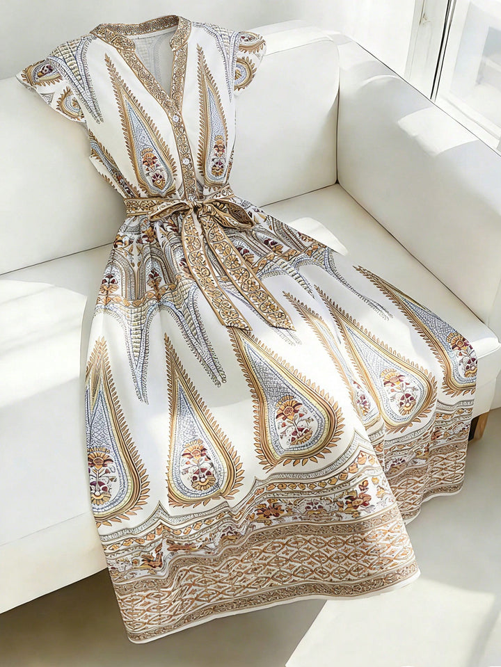 Rochie maxi SHEIN, maro