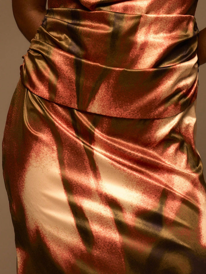 Rochie maxi SHEIN, mix culori