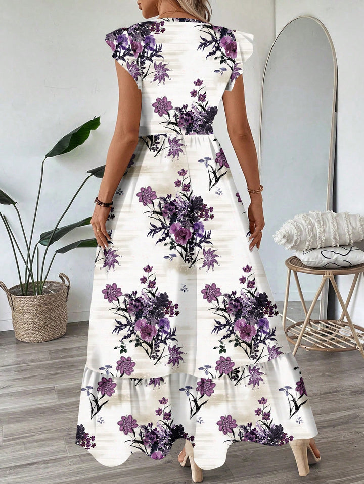 Rochie maxi SHEIN, mix culori