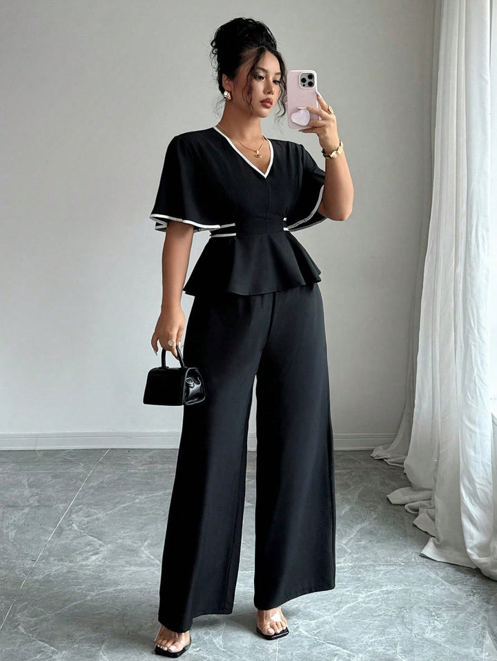 Pantaloni SHEIN, negru