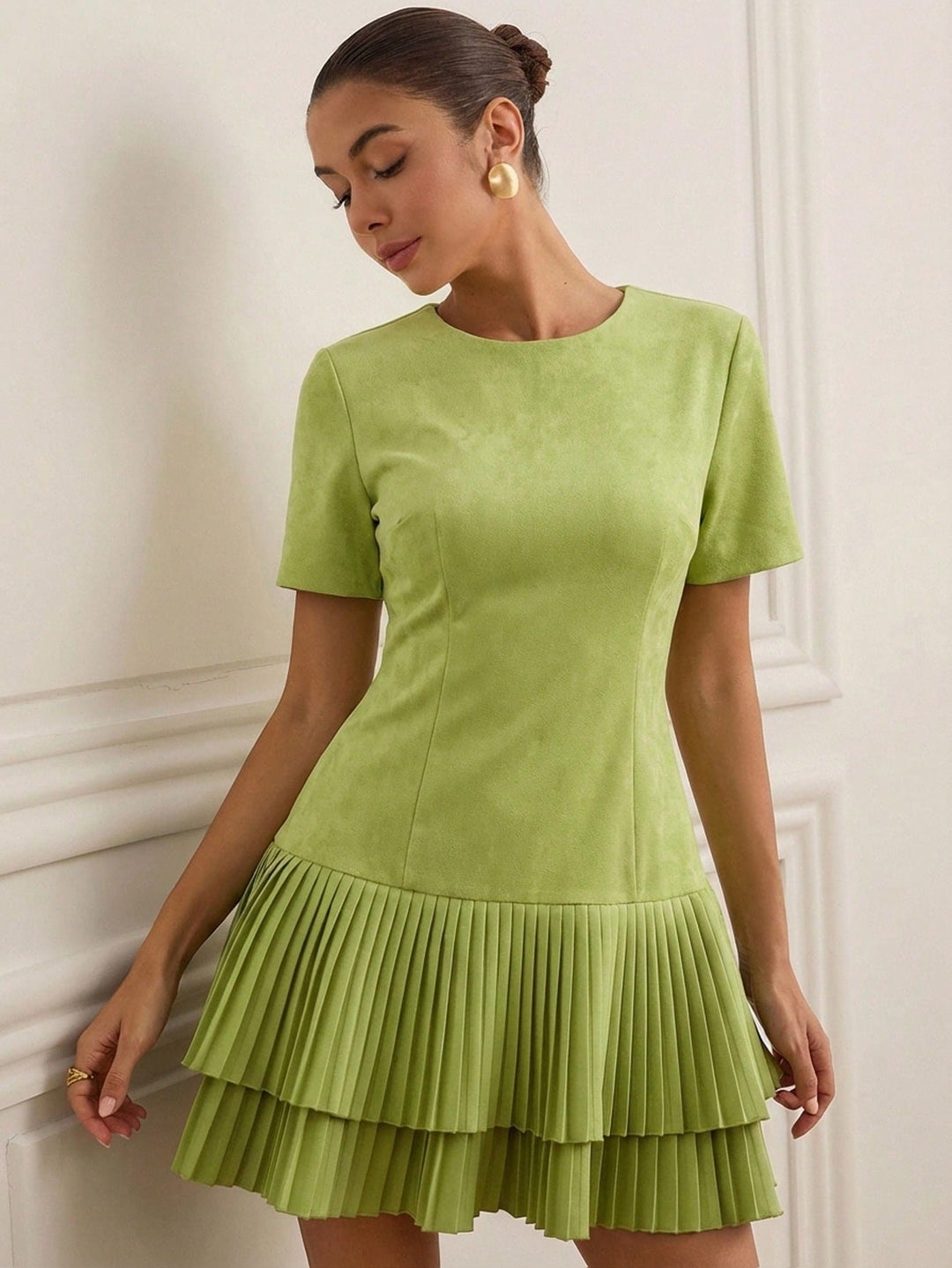 Rochie mini SHEIN, verde
