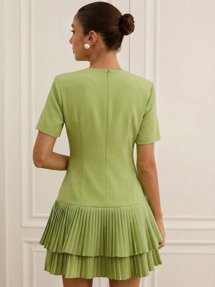 Rochie mini SHEIN, verde