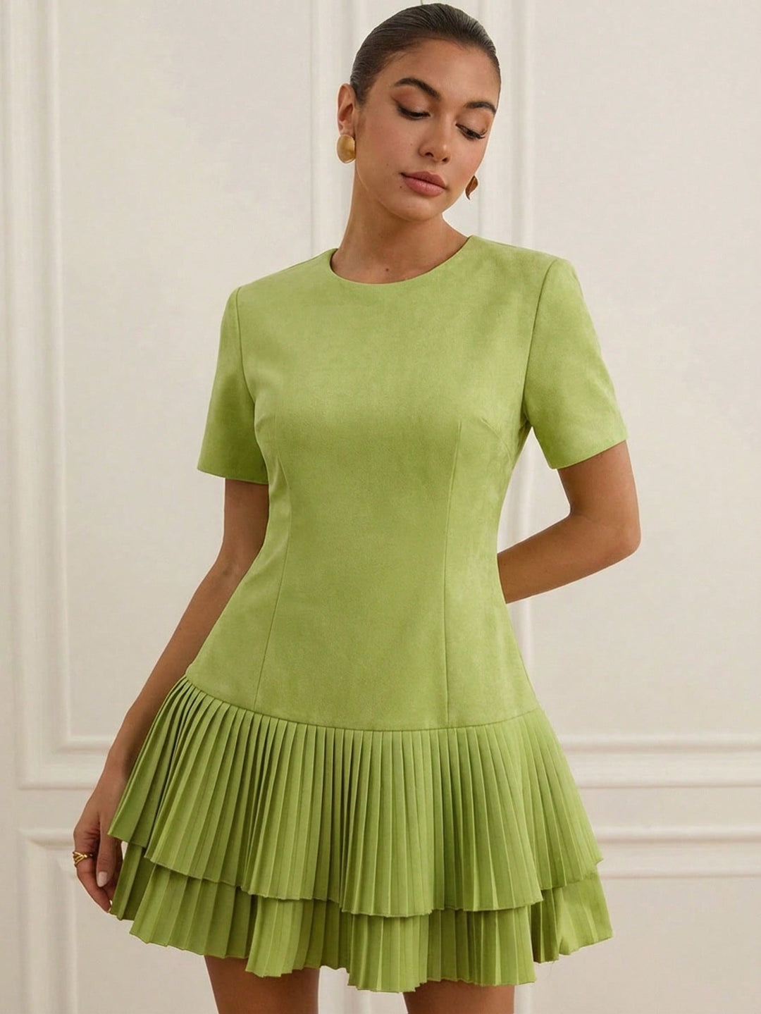 Rochie mini SHEIN, verde