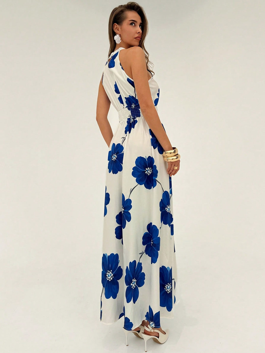 Rochie maxi SHEIN, albastru