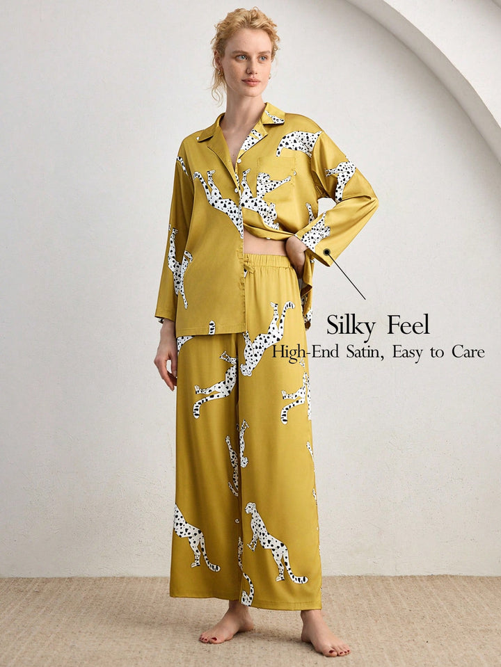 Compleu pijamale SHEIN, galben