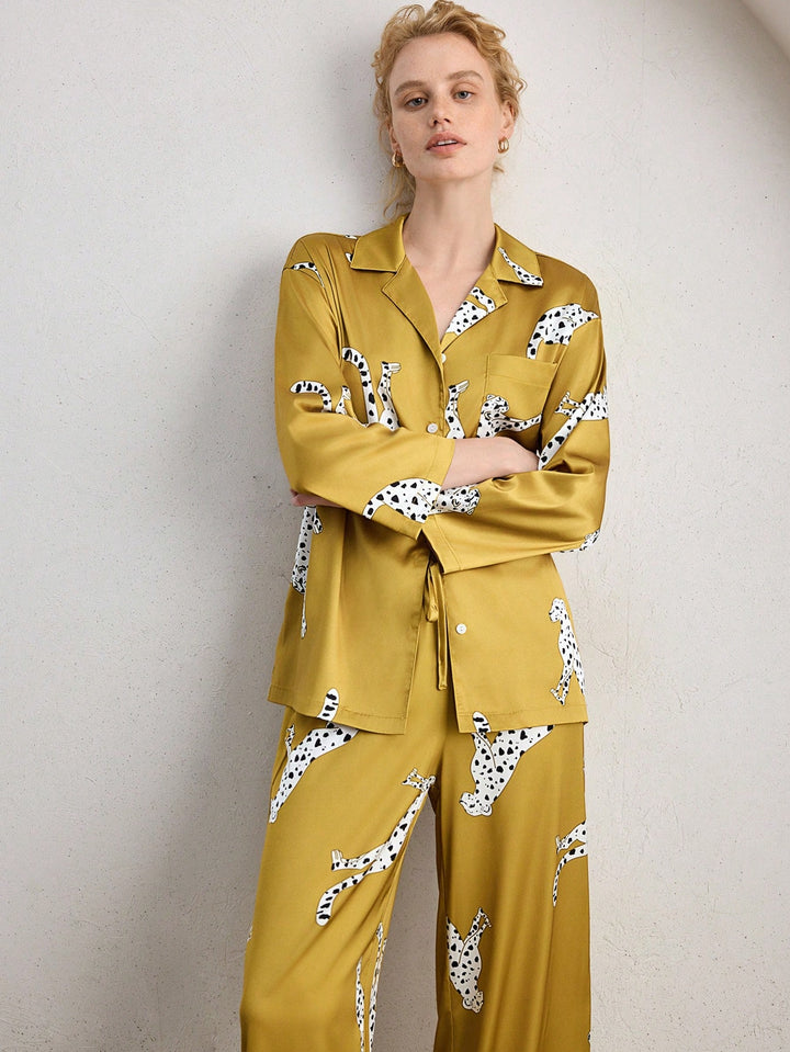 Compleu pijamale SHEIN, galben