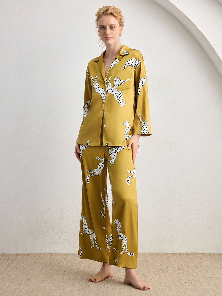 Compleu pijamale SHEIN, galben