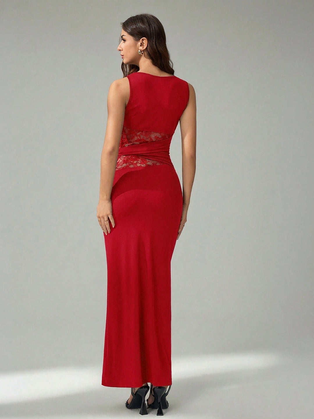 Rochie maxi SHEIN, roșu
