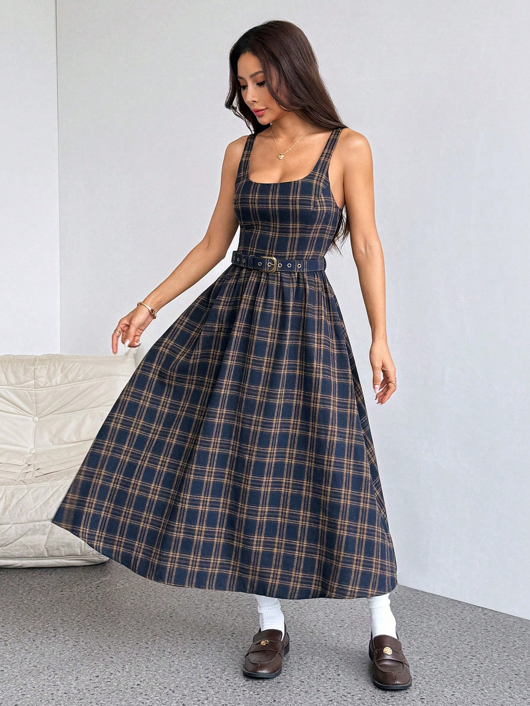 Rochie maxi SHEIN, mix culori