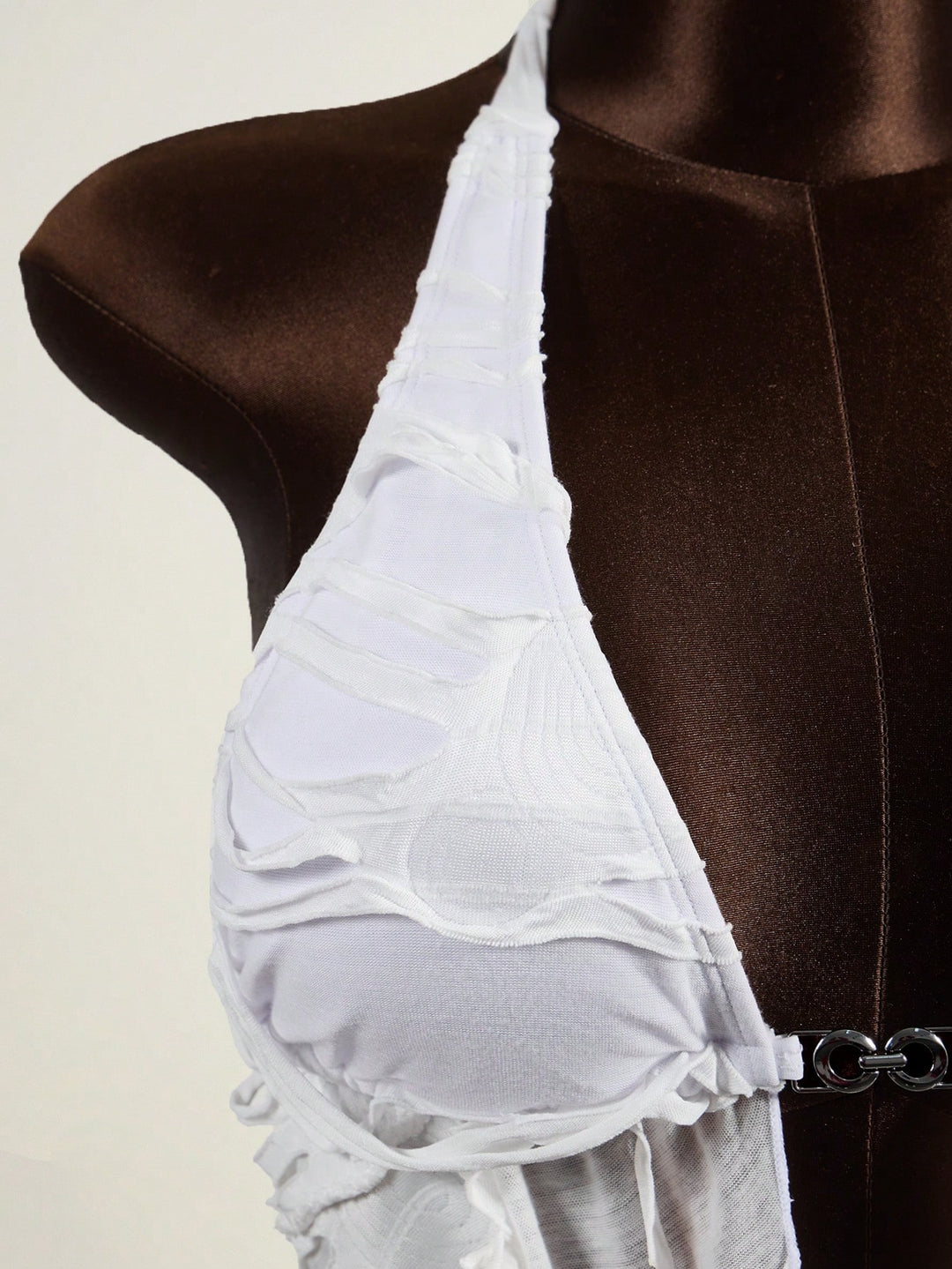 Costum de baie SHEIN, alb