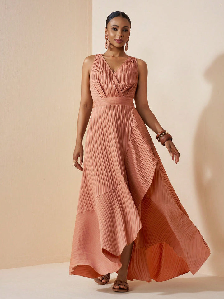 Rochie maxi SHEIN, kaki