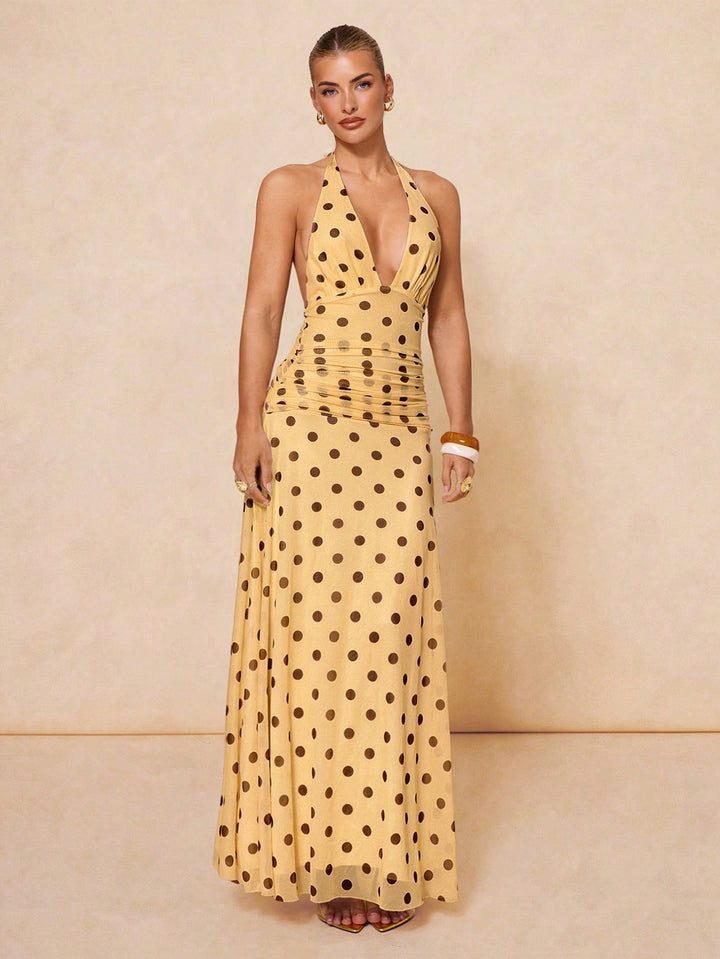 Rochie maxi SHEIN, galben