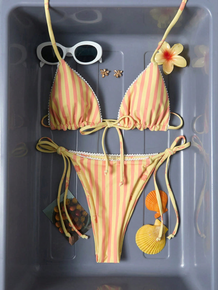 Set bikini SHEIN, galben