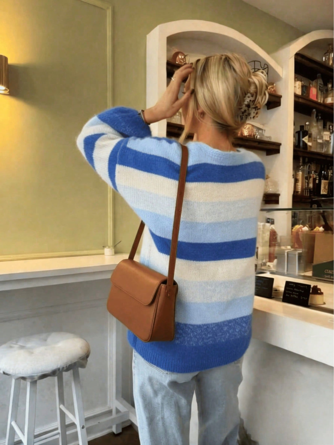 Cardigan SHEIN, albastru