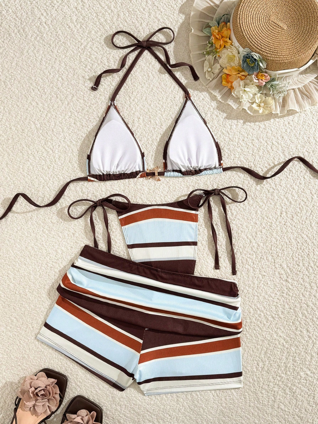 Set bikini SHEIN, mix culori
