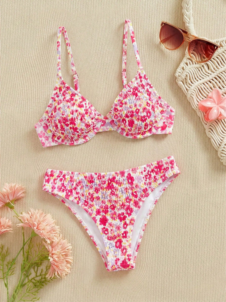 Costum de baie SHEIN, mix culori