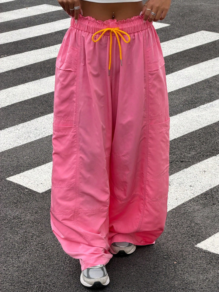 Pantaloni SHEIN, roz