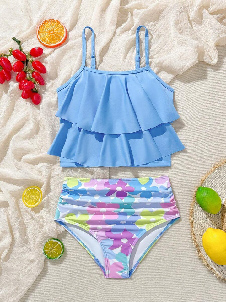 Costum de baie SHEIN, mix culori