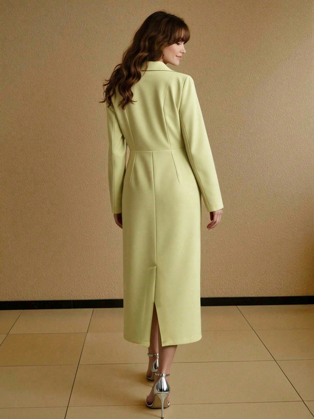 Rochie midi SHEIN, verde
