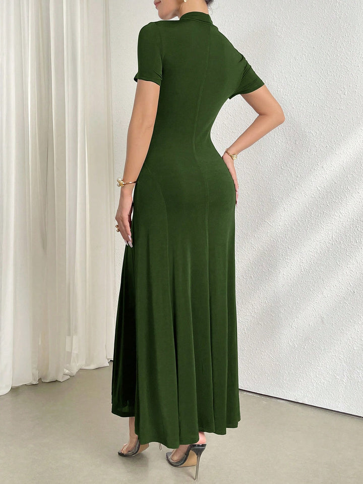 Rochie maxi SHEIN, verde