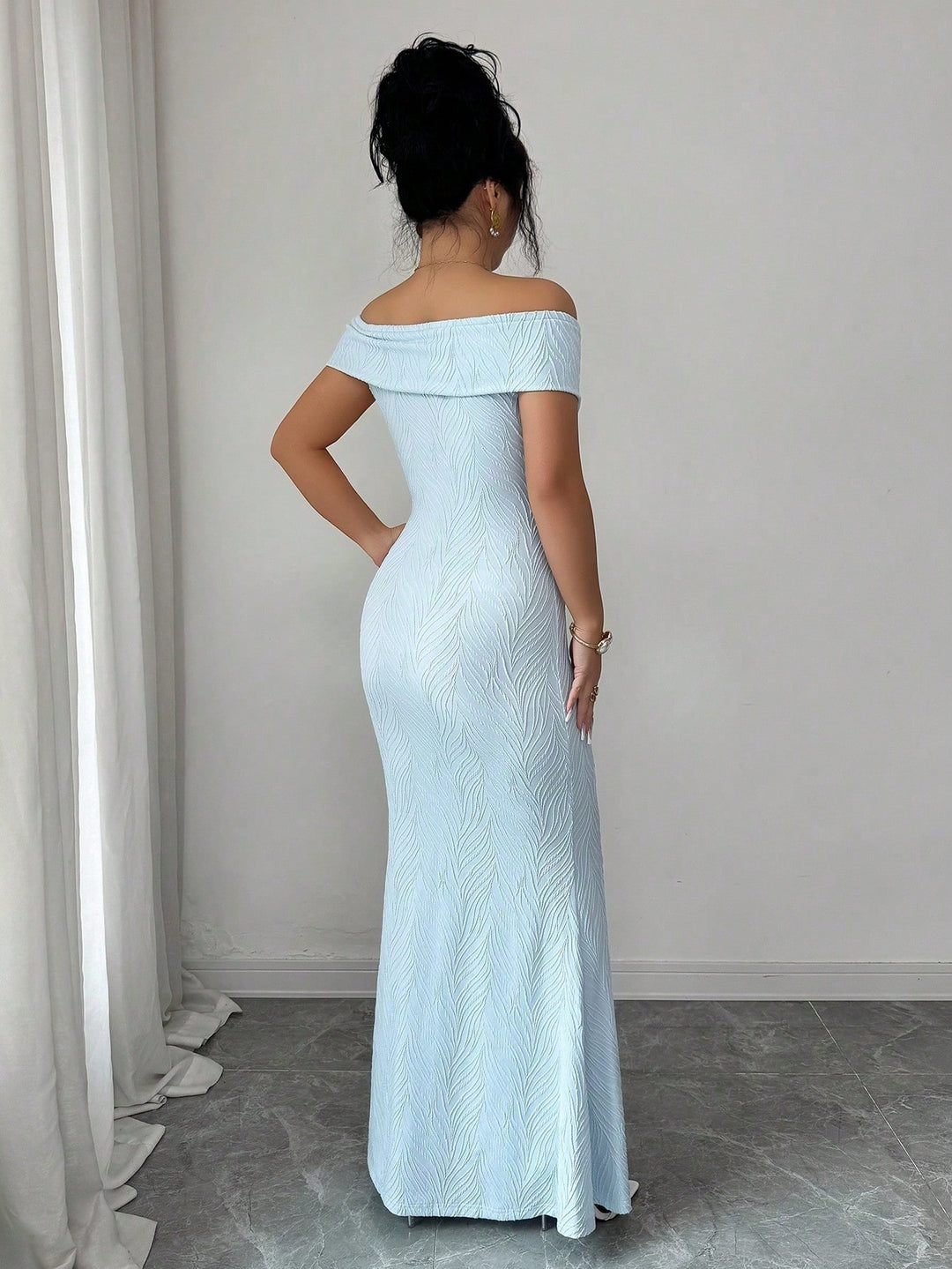 Rochie maxi SHEIN, albastru