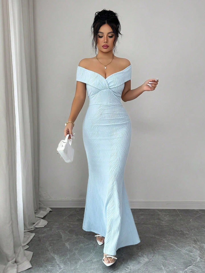 Rochie maxi SHEIN, albastru
