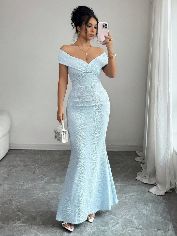 Rochie maxi SHEIN, albastru