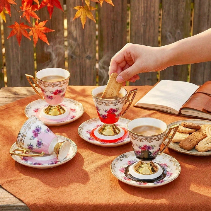 Set cești cafea SHEIN, mix culori