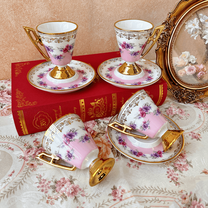 Set cești cafea SHEIN, mix culori