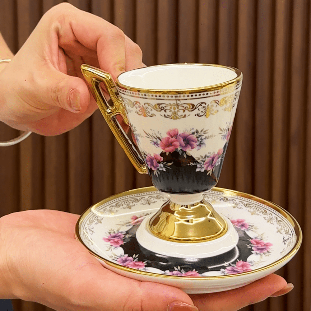 Set cești cafea SHEIN, mix culori