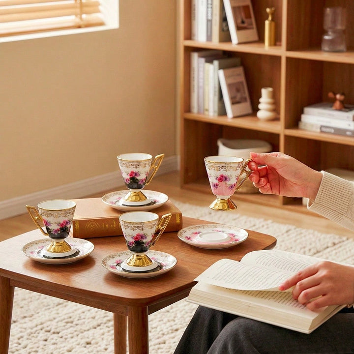 Set cești cafea SHEIN, mix culori