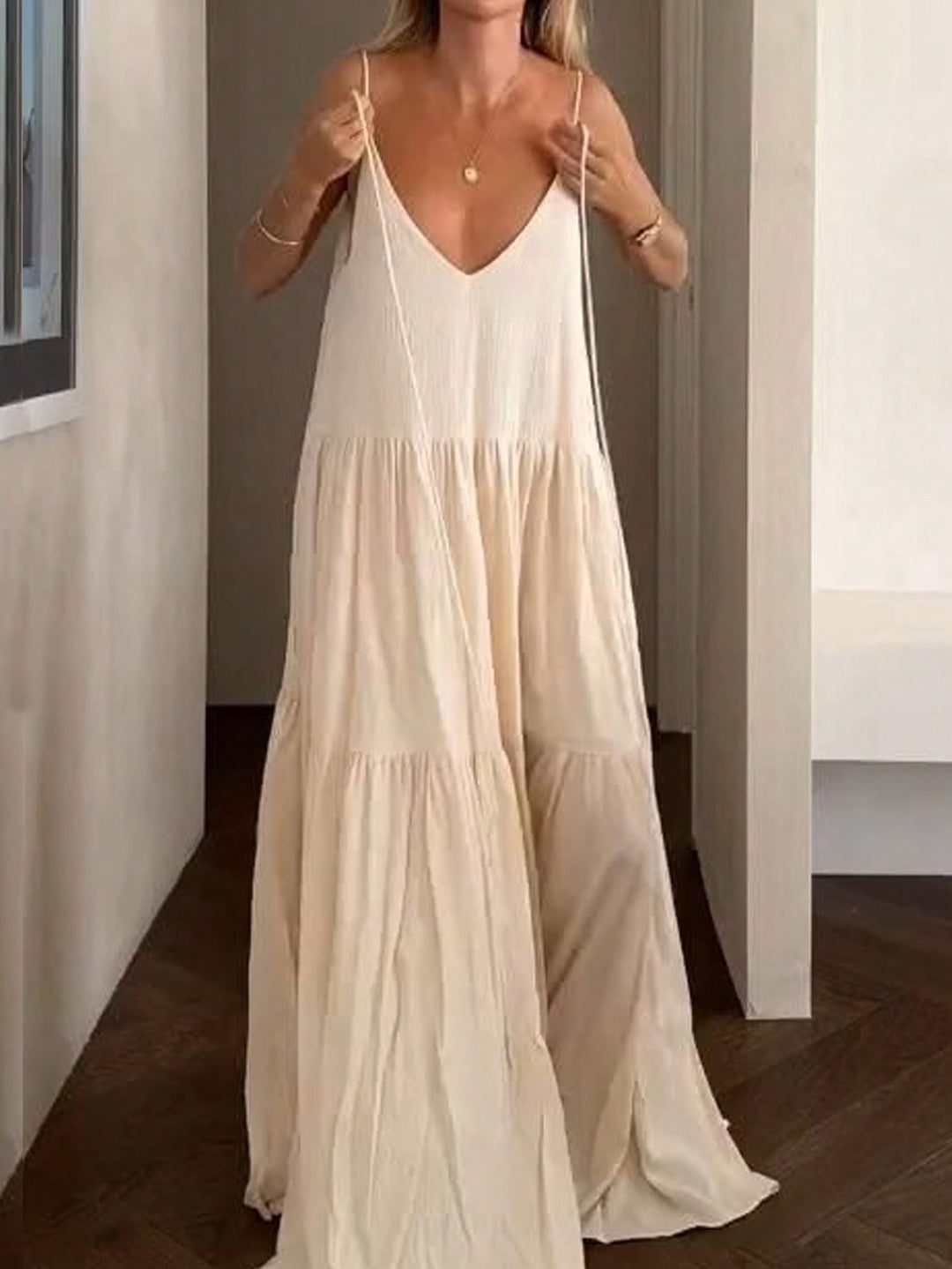 Rochie maxi SHEIN, portocaliu