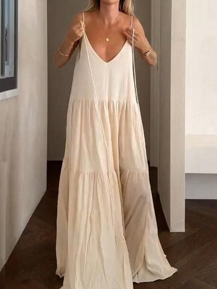 Rochie maxi SHEIN, portocaliu