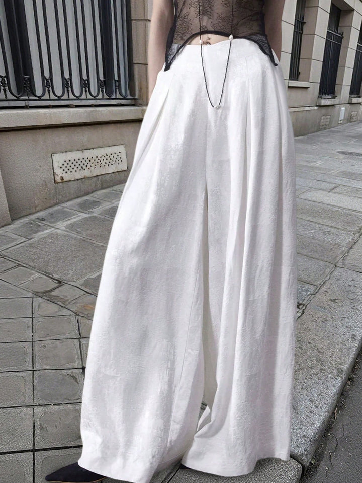Pantaloni SHEIN, alb