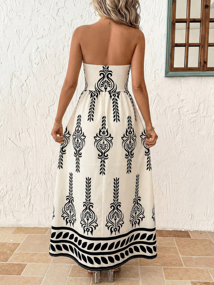 Rochie maxi SHEIN, bej