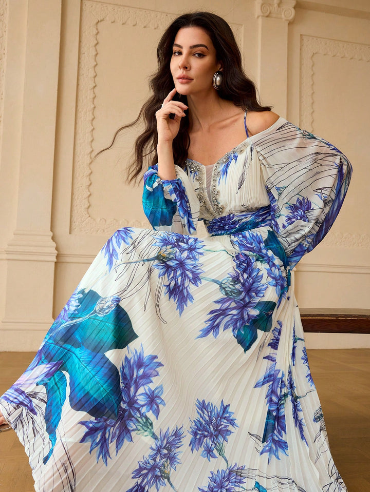 Rochie maxi SHEIN, albastru