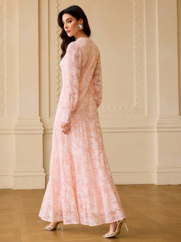 Rochie maxi SHEIN, roz