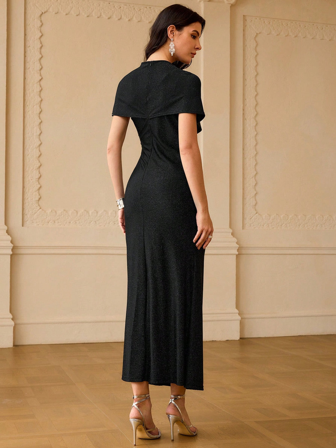 Rochie midi SHEIN, negru